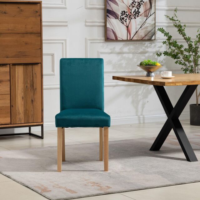 Artemis Home Maiolo Velvet Dining Chairs - Set of 2 in Teal - image 1