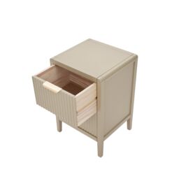 Cabinet Bits Castel 2 Drawer Bedside Table in Beige - thumbnail 5