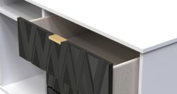 Ready Assembled 2 U Dallas 6 Drawer Sideboard (Ready Assembled) in Black - thumbnail 5