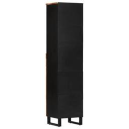 Berkfield Home Bathroom Cabinet 38x33x160 cm Solid Wood Acacia in Brown - Size: 38 x 33 x 160 cm - thumbnail 6