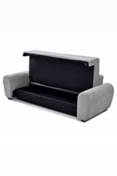 More4Homes Freya 3 Seater Pull Out Jumbo Cord Sofa Bed in Light Grey - thumbnail 9