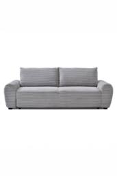 More4Homes Freya 3 Seater Pull Out Jumbo Cord Sofa Bed in Light Grey - thumbnail 4