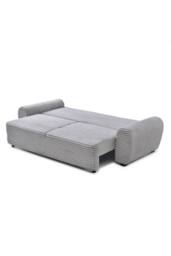 More4Homes Freya 3 Seater Pull Out Jumbo Cord Sofa Bed in Light Grey - thumbnail 6