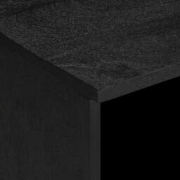 Berkfield Home TV Cabinet Black 100x33x46 cm Engineered Wood - Size: 100 x 33 x 46 cm - thumbnail 6