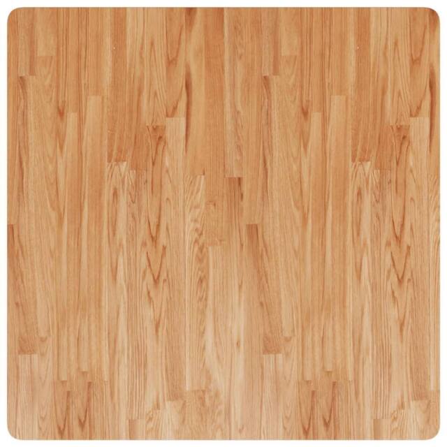 Berkfield Home Square Table Top Light Brown 90x90x1.5cm Treated Solid Wood Oak - Size: 90x90x1.5 cm - image 1