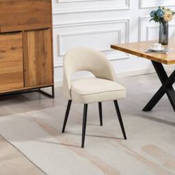 Artemis Home Ashley Fabric Dining Chairs - Set of 2 in Beige - Size: 2 Pack - thumbnail 3