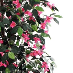 Leaf Artificial Pink Flowering Tree 180cm Giant Bougainvillea in Dark Pink - thumbnail 2