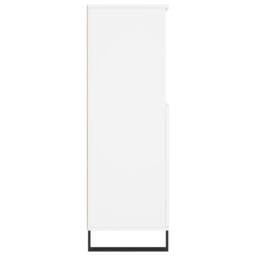 Berkfield Home Highboard White 60x36x110 cm Engineered Wood - Size: 60 x 36 x 110 cm - thumbnail 7