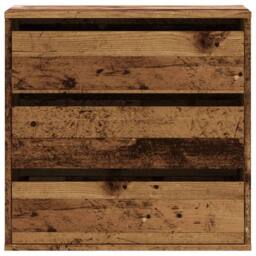 Berkfield Home Classic Corner Chest of Drawers Old Wood 60x41x58 cm Engineered Wood in Brown - Size: 60 x 41 x 58 cm - thumbnail 4