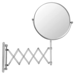 simpa Chrome Shower Caddy & Extendable Mirror Set in Metallic Silver - thumbnail 5