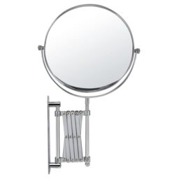 simpa Chrome Shower Caddy & Extendable Mirror Set in Metallic Silver - thumbnail 6