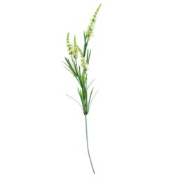 Leaf 80cm Artificial White Larkspur Artifical Stem - thumbnail 2