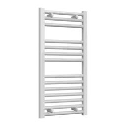 Bathroom Kingdom Diva Electric White Straight Heated Towel Rail 800x400