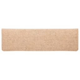 Berkfield Home Stair Mats 5 pcs Brown 65x21x4 cm Needle Punch - Size: Medium - thumbnail 5