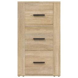 Berkfield Home Sideboard Sonoma Oak 40x33x70 cm Engineered Wood in Beige - Size: 40 x 33 x 70 cm - thumbnail 1