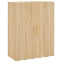 Berkfield Home Highboard Sonoma Oak 69.5x34x180 cm Engineered Wood in Light Tan - thumbnail 6