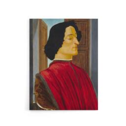 "Artery8 Giuliano de Medici Portrait Botticelli Vintage Canvas Wall Art - Size: W18"" x H24""" - thumbnail 1