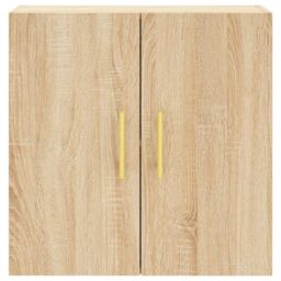 Berkfield Home Wall Cabinet Sonoma Oak 60x31x60 cm Engineered Wood in Brown - Size: 60 x 31 x 60 cm - thumbnail 5