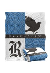 Harry Potter Blanket, 152x127 cm House Pride Ravenclaw Silky Touch Super Soft Throw Blanket in White - thumbnail 2