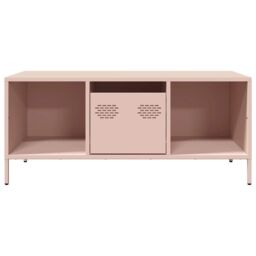 Berkfield Home Coffee Table Pink 101.5x50x43.5 cm Cold-rolled Steel - thumbnail 4