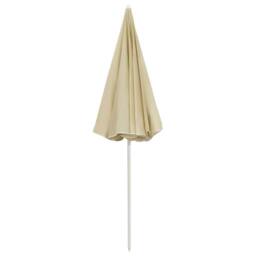 Berkfield Home Beach Umbrella Sand Yellow 240 cm in White - thumbnail 4