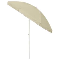 Berkfield Home Beach Umbrella Sand Yellow 240 cm in White - thumbnail 3