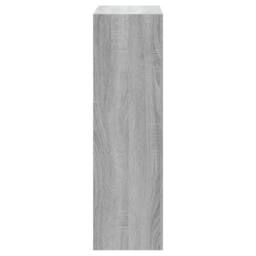 Berkfield Home Shoe Cabinet Grey Sonoma 63x24x81 cm Engineered Wood - Size: 63 x 24 x 81 cm - thumbnail 5