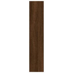 Berkfield Home Wall Shelf Brown Oak 90x16x78 cm Engineered Wood - Size: 90 x 16 x 78 cm - thumbnail 5