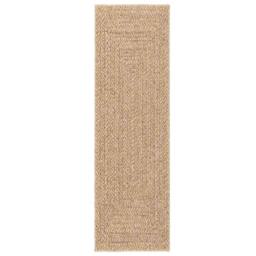 Berkfield Home Rug ZIZUR 80x250 cm Jute Look Indoor & Outdoor in Tan - Size: Medium - thumbnail 4