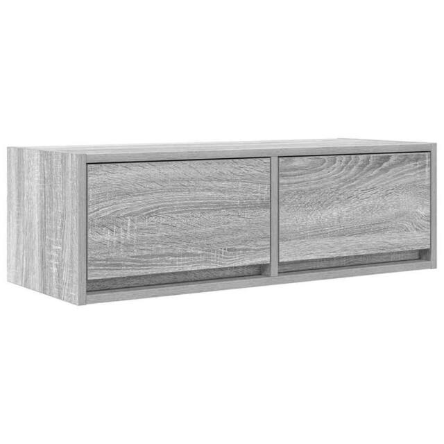Berkfield Home TV Cabinet Grey Sonoma 80x31x25.5 cm Engineered Wood - image 1