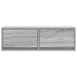 Berkfield Home TV Cabinet Grey Sonoma 80x31x25.5 cm Engineered Wood - thumbnail 6