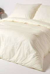 Homescapes Continental Egyptian Cotton Duvet Cover Set 200 TC in Cream - Size: EU Double - thumbnail 2