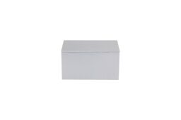 Red Hamper Soft Silver Painted Storage Box with Star Cut Out - thumbnail 3