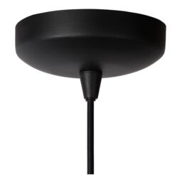 Lucide 'DIKRA' Dimmable Adjustable Stylish Indoor Modern Pendant Light 1xE27 in Black - thumbnail 5