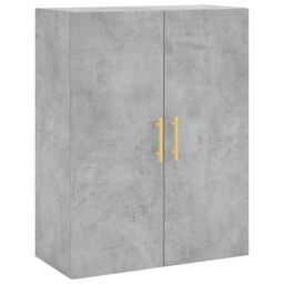 Berkfield Home Highboard Concrete Grey 69.5x34x180 cm Engineered Wood - thumbnail 5