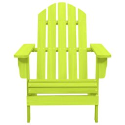 Berkfield Home Garden Adirondack Chair Solid Fir Wood Green - thumbnail 2