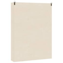 Berkfield Home Wall Display Cabinet with 6 Shelves 40x8.5x55 cm in Light Tan - thumbnail 6