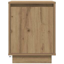 Berkfield Home Bedside Cabinets with LED Lights¬†2 pcs Artisan Oak 38x34x50 cm in Natural - Size: 38 x 34 x 50 cm - thumbnail 8