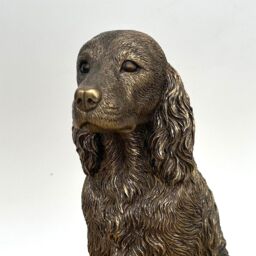 Animal Crackers Spaniel ornament figurine, Leonardo Reflections Bronzed, gift boxed in Bronze - thumbnail 3