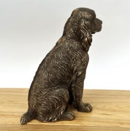 Animal Crackers Spaniel ornament figurine, Leonardo Reflections Bronzed, gift boxed in Bronze - thumbnail 6