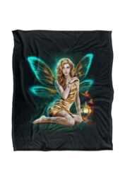 JQ Licensing En Pixy Fairy Silky Touch Super Soft Throw Blanket 152 X 127 cm in White - thumbnail 1