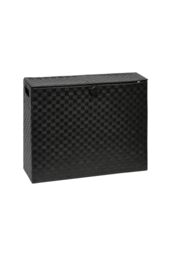 Arpan Toilet Roll Holder Free Standing Bathroom Multipurpose Storage Unit Polypropylene Woven on Metal Frame, Ideal Addition to Bathroom or Toilets - thumbnail 1