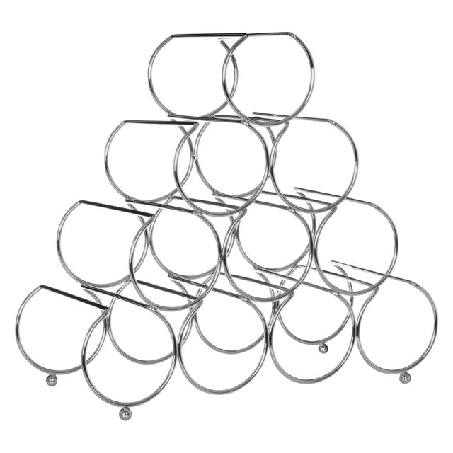 Orsina Pyramid Wine Rack in Silver - image 1