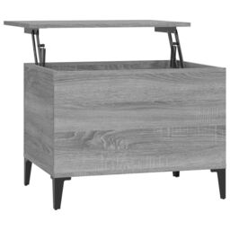 Berkfield Home Coffee Table Grey Sonoma 60x44.5x45 cm Engineered Wood - thumbnail 2