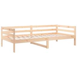 Berkfield Home Day Bed 80x200 cm Solid Wood Pine in Light Tan - thumbnail 7