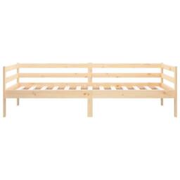 Berkfield Home Day Bed 80x200 cm Solid Wood Pine in Light Tan - thumbnail 8