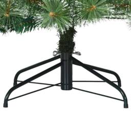 Berkfield Home Artificial Christmas Tree with 300 LEDs Green 240 cm PE & PVC - thumbnail 8