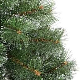 Berkfield Home Artificial Christmas Tree with 300 LEDs Green 240 cm PE & PVC - thumbnail 7