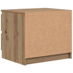 Berkfield Home Bedside Cabinet Artisan Oak 50x40x43.5 cm Engineered Wood in Brown - thumbnail 7