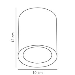 Nordlux Modern Indoor Surface Downlight White Metal Intergrated LED 3-Level Dimming - Mains Powered, IP20 - thumbnail 5